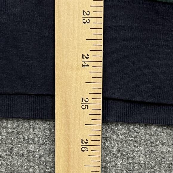 Polo Ralph Lauren Pullover Mens Medium Green Black Watch Plaid Fleece 1/4 Zip - Picture 8 of 8